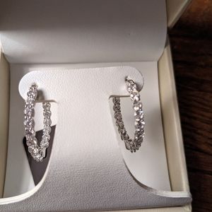 Brand new Diamonique Earrings